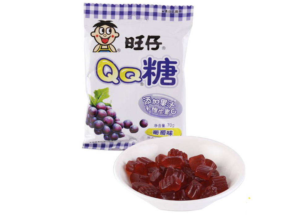 旺仔qq糖蓝莓味   数量
